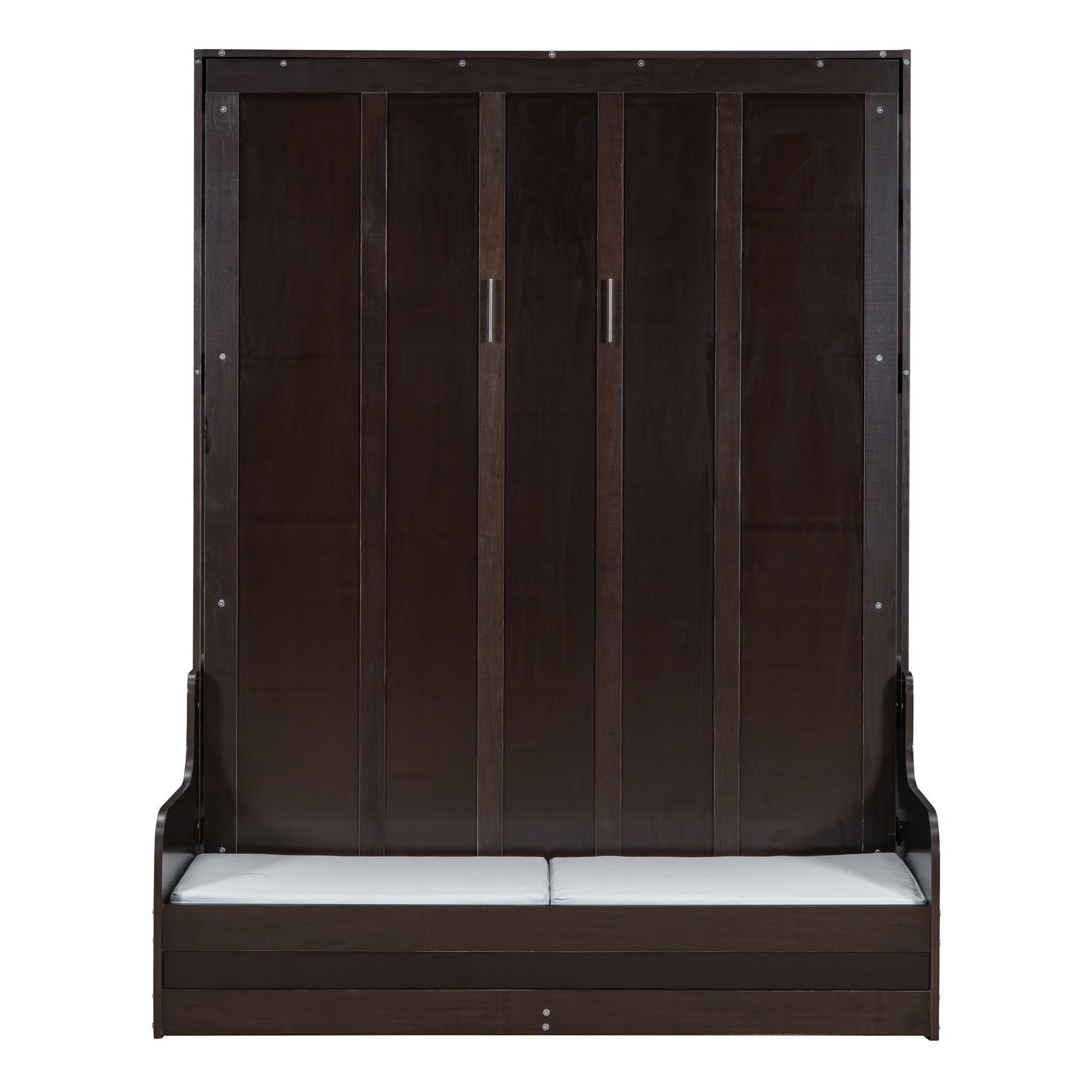 Murphy Wall Bed With Cushion, Space Saving Design, And Construction