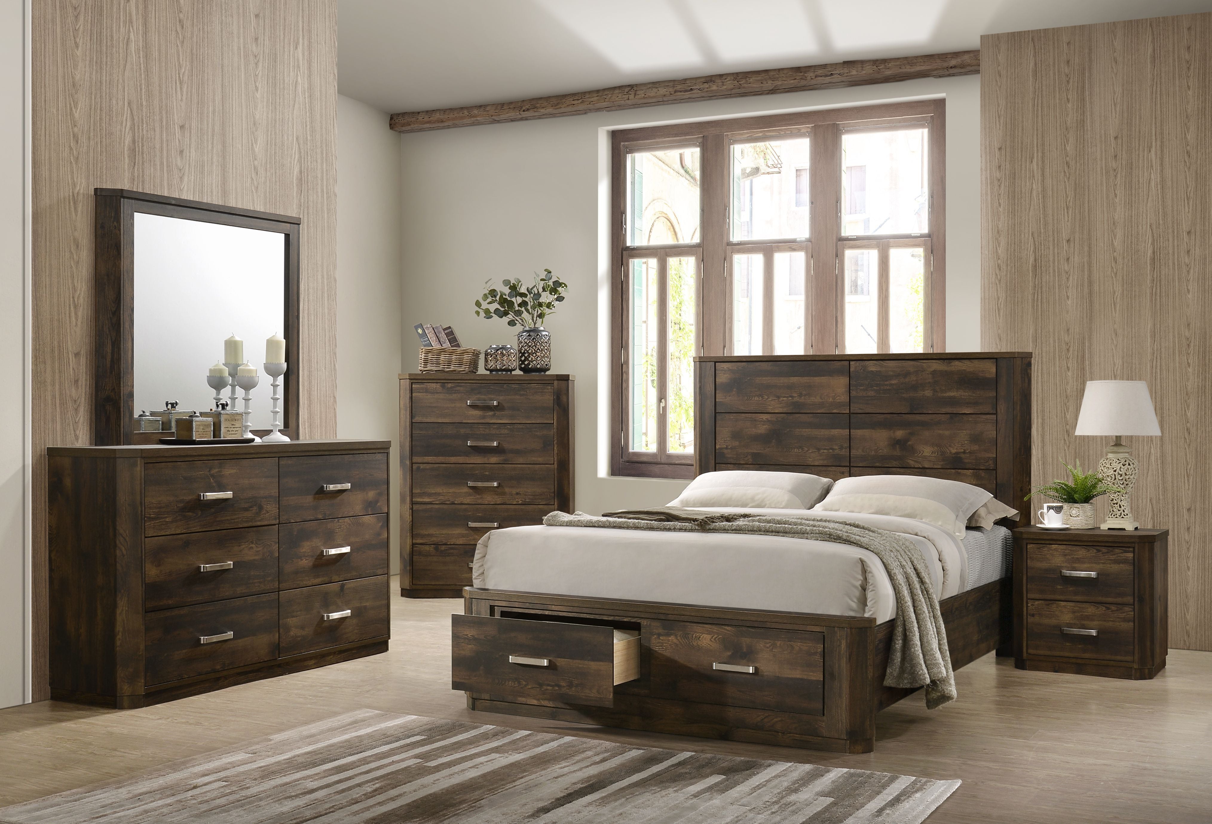 ACME Elettra - Bed w/Storage | Meri Furniture