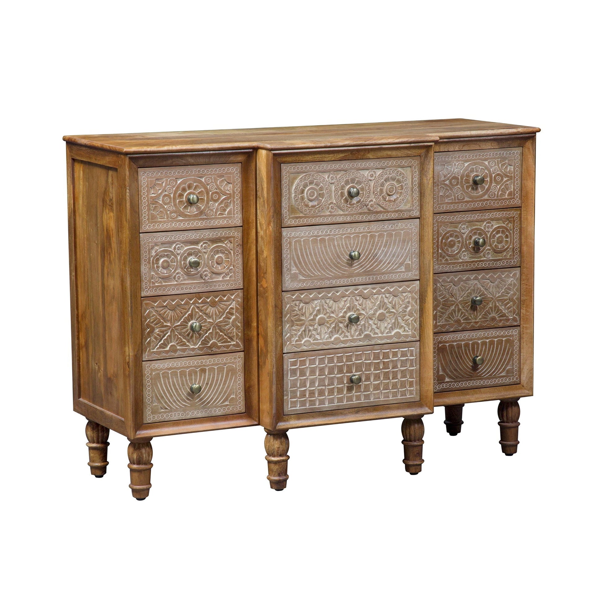 Liberty Furniture Montrose - 12 Drawer Accent Cabinet - Light Brown | Meri Furniture
