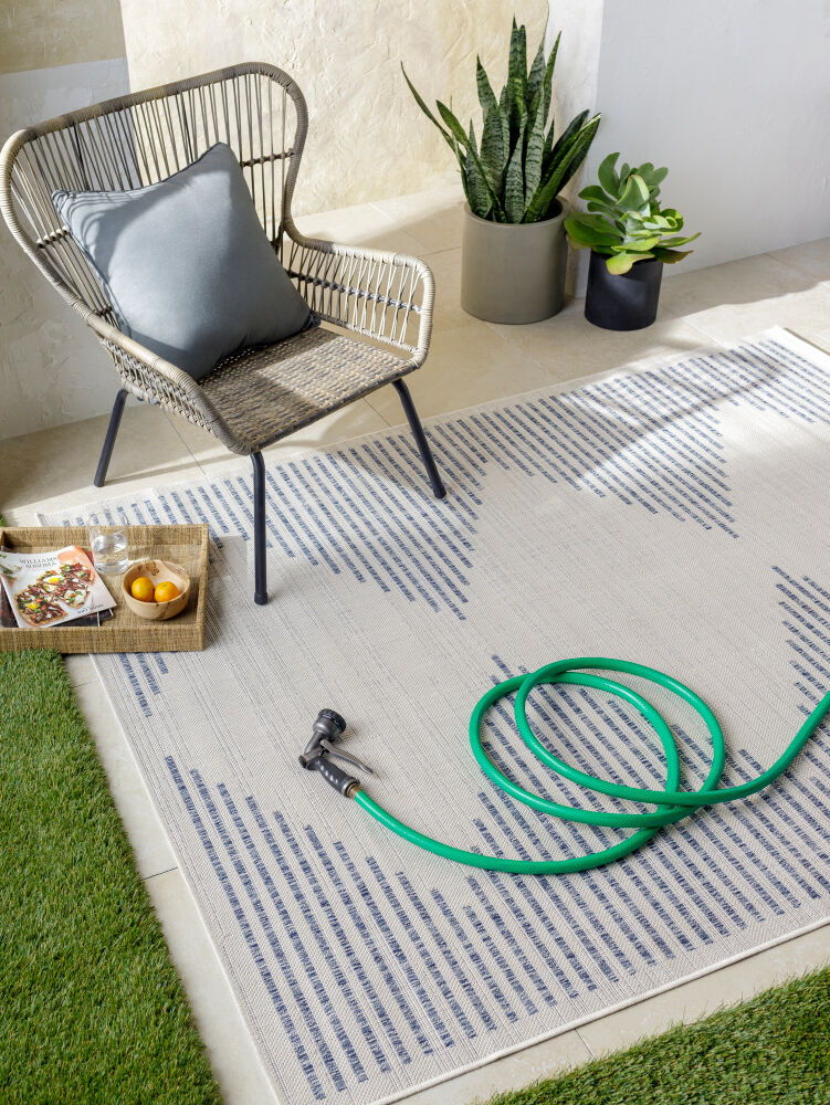 Tuareg Machine Woven Rug