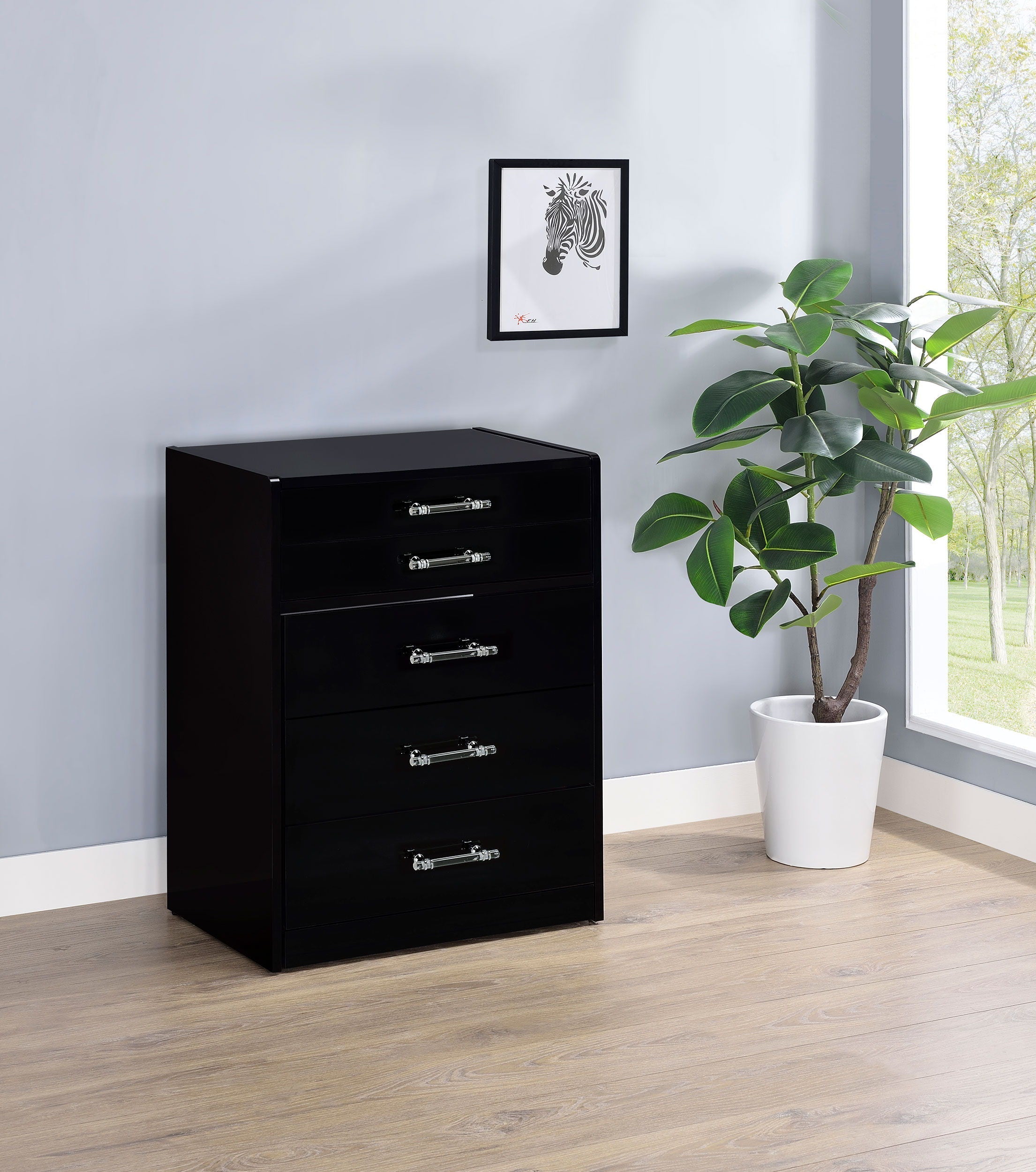 Coaster Fine Furniture Danbury - 3-Drawer Makeup Vanity & Stool Set | Meri Furniture