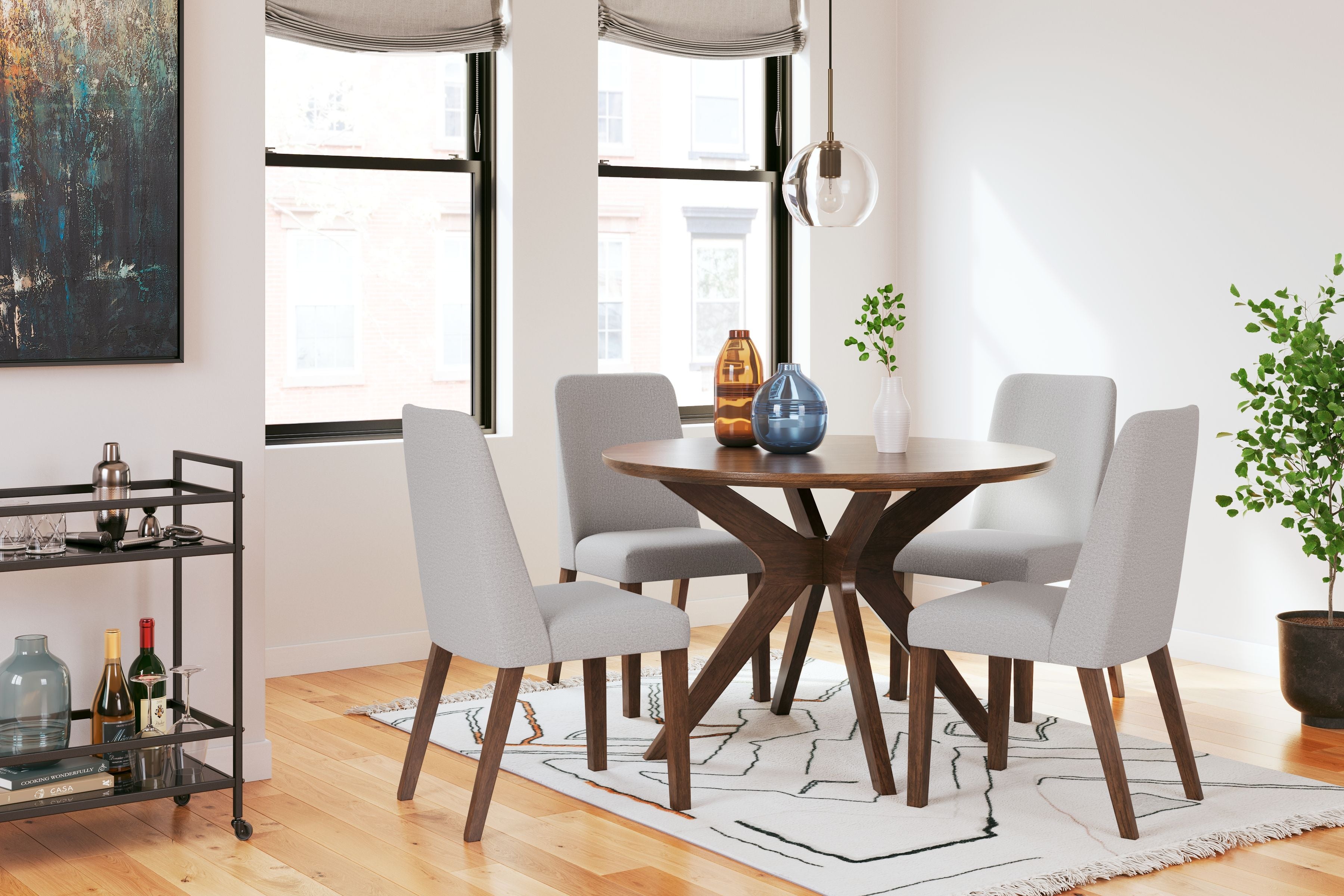 Signature Design by Ashley® Lyncott - Dining Room Table Set | Meri Furniture