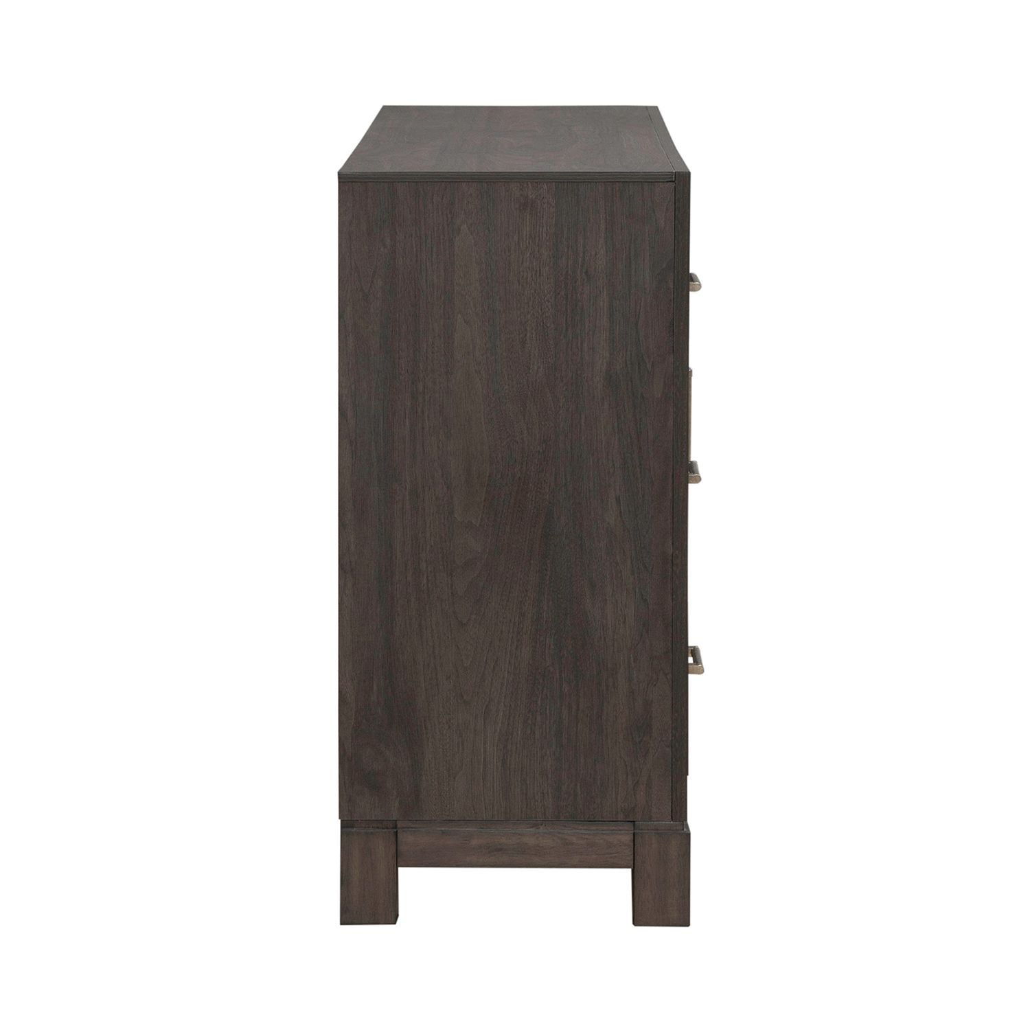 Modern Edge - 2 Door 6 Drawer Dresser - Brown