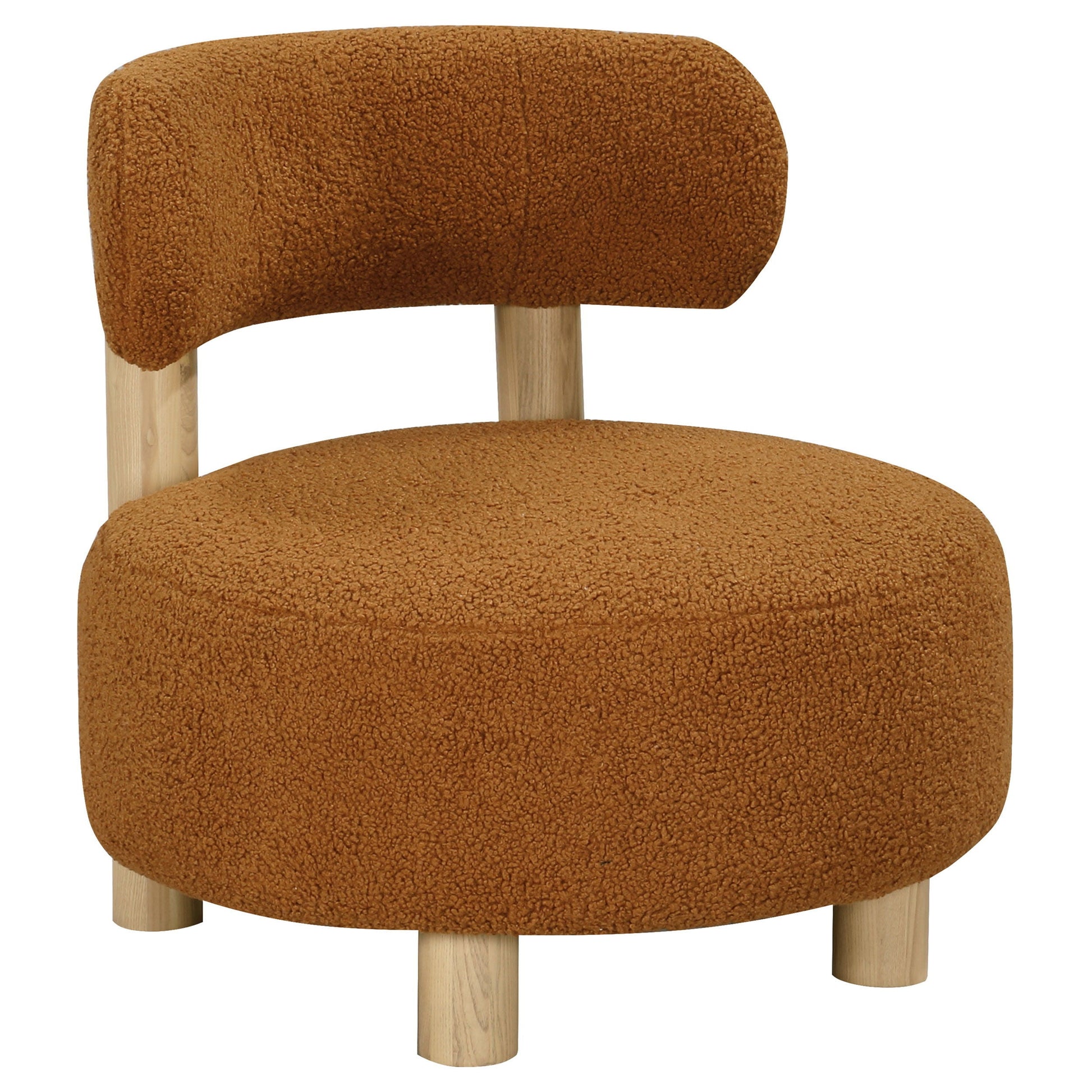 Coaster Fine Furniture Zonie - Boucle Upholstered Barrel Back Accent Chair | Meri Furniture