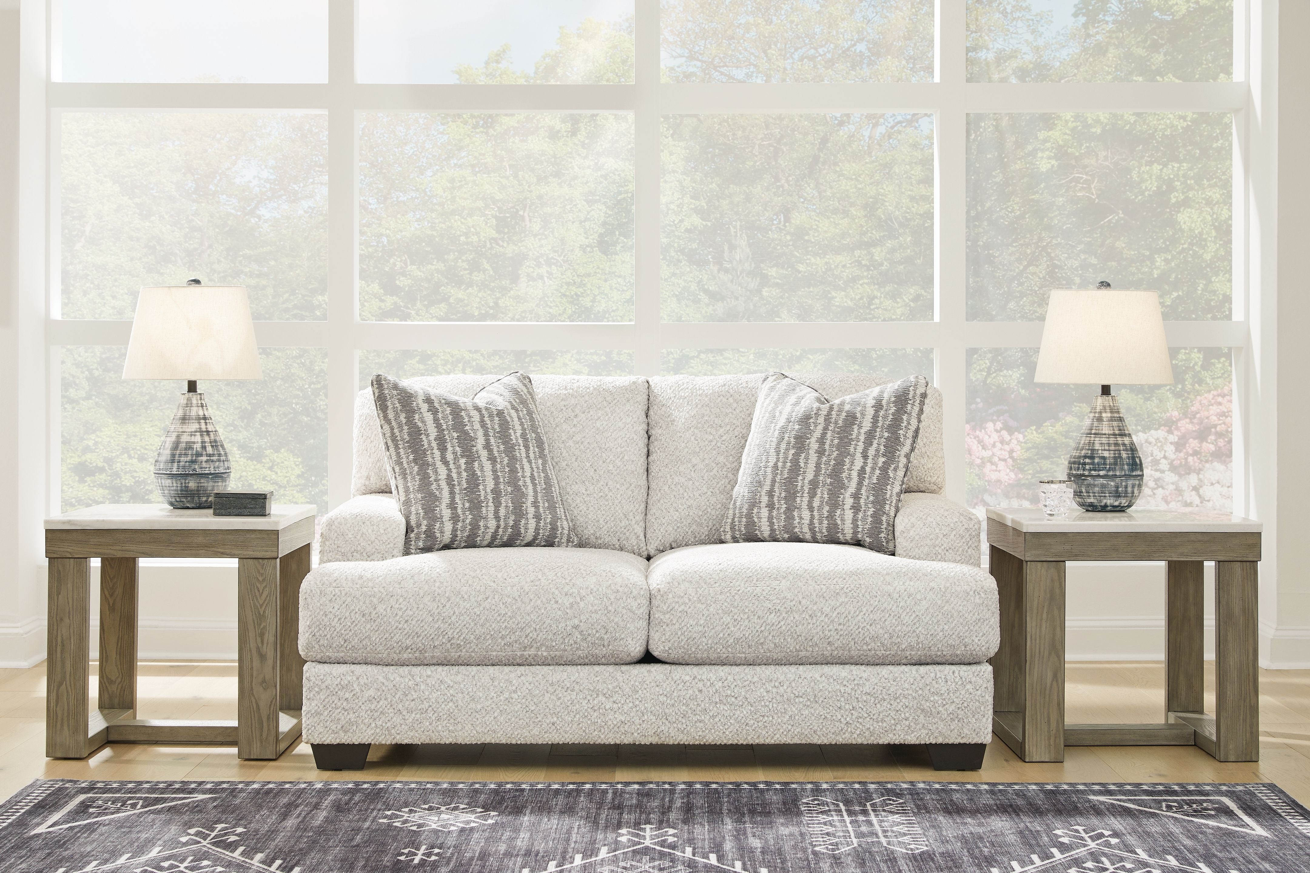 Signature Design by Ashley® Brebryan - Flannel - Loveseat | Meri Furniture