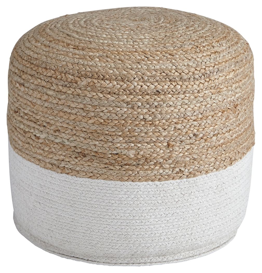 Ashley Furniture Sweed - Round - Pouf | Meri Furniture