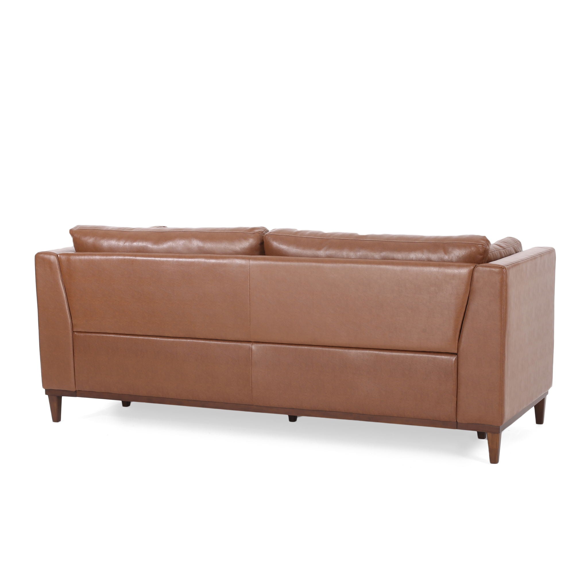 Contemporary 3 Seater Sofa Upholstery - Light Brown