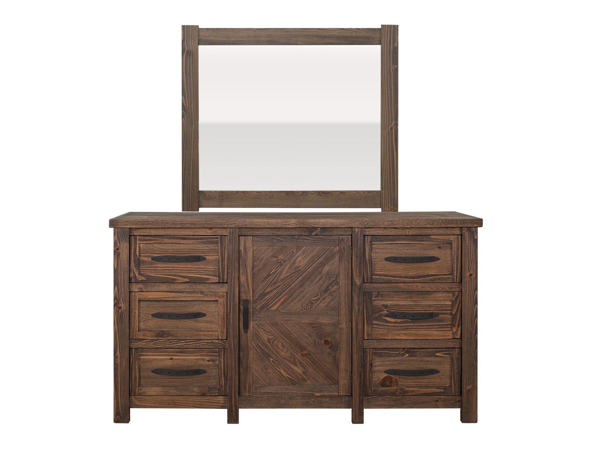 International Furniture Direct Dutton - Dresser - Brown | Meri Furniture