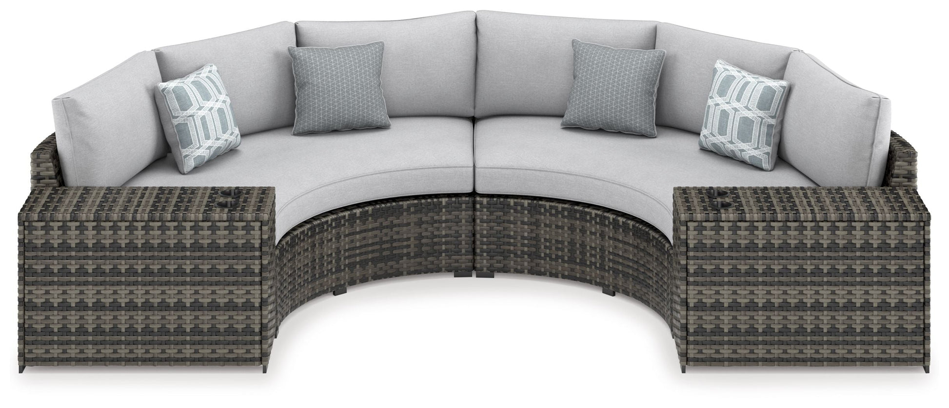 Signature Design by Ashley® Harbor Court - Outdoor Sectional | Meri Furniture