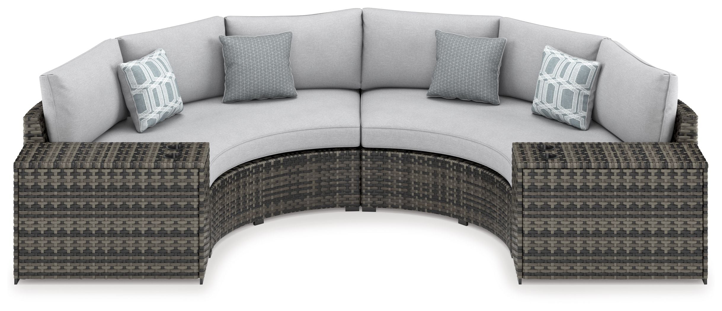 Signature Design by Ashley® Harbor Court - Outdoor Sectional | Meri Furniture