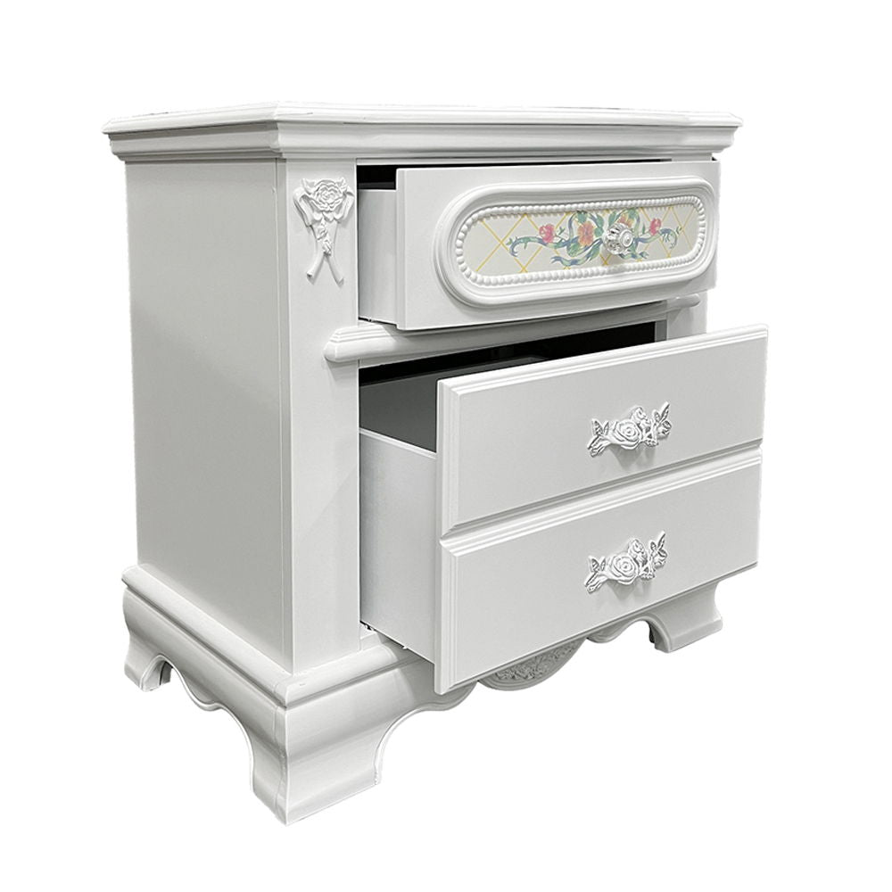 ACME Drawer: Center Wooden Glide, Dovetail Included, Felt-Lined Top Drawer | Meri Furniture