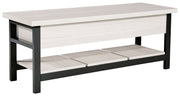 Signature Design by Ashley® Rhyson - Storage Bench | Meri Furniture