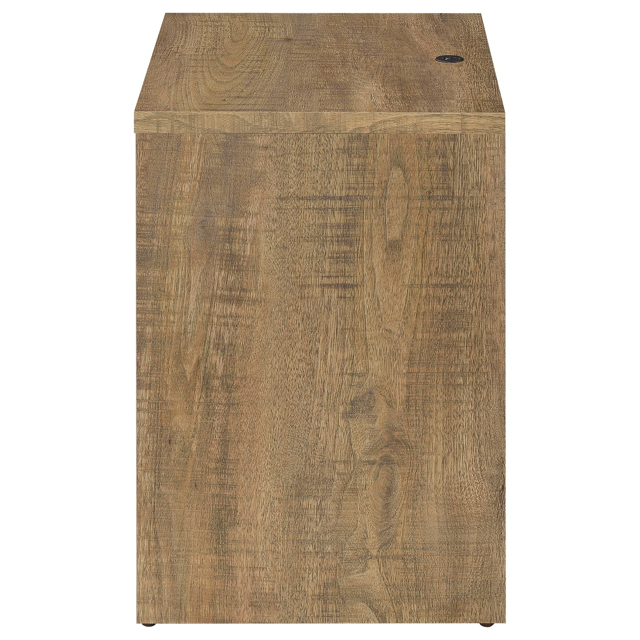 Transitional Nightstand With Dual USB Charging And Motion Sensor Light