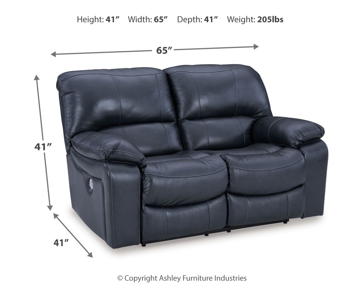 Signature Design by Ashley® Leesworth - Reclining Loveseat | Meri Furniture