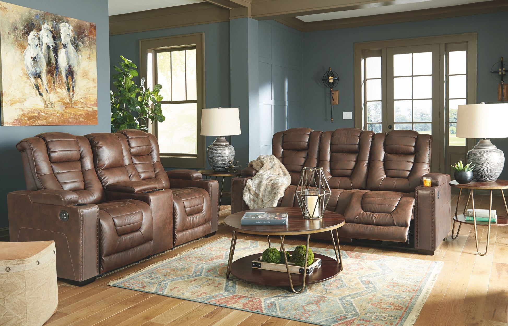 Signature Design by Ashley® Owner's Box - Living Room Set | Meri Furniture