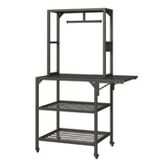 Heavy Duty 3D Printer Stand With Filament Storage Rack - Black