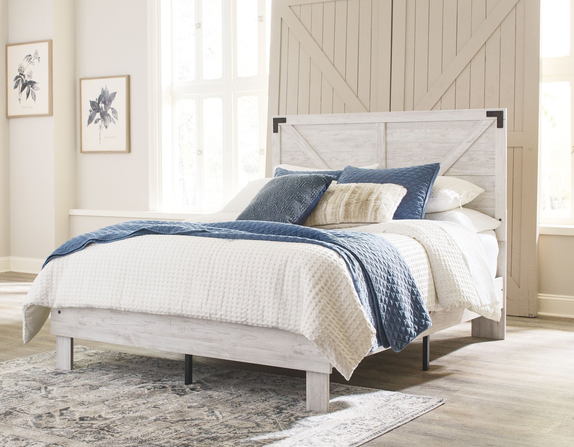 Signature Design by Ashley® Shawburn - Panel Bed | Meri Furniture