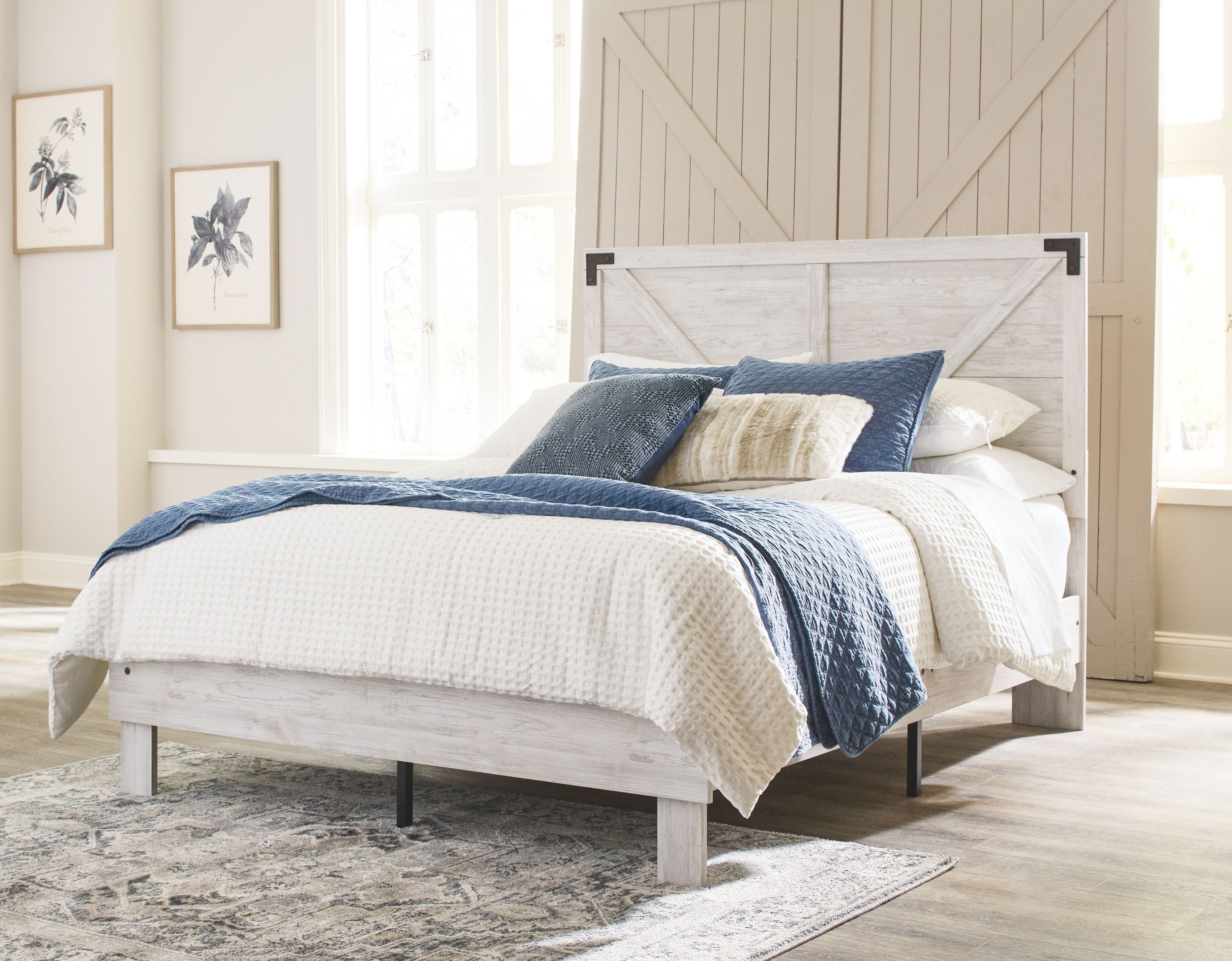 Signature Design by Ashley® Shawburn - Panel Bed | Meri Furniture