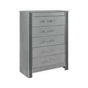 Lorenzo - Chest With Hidden Jewelry Compartment And Bar Handle - Silver