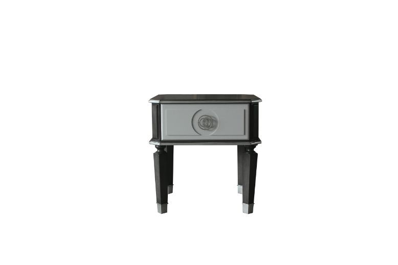 House Beatrice - End Table - Charcoal & Light Gray