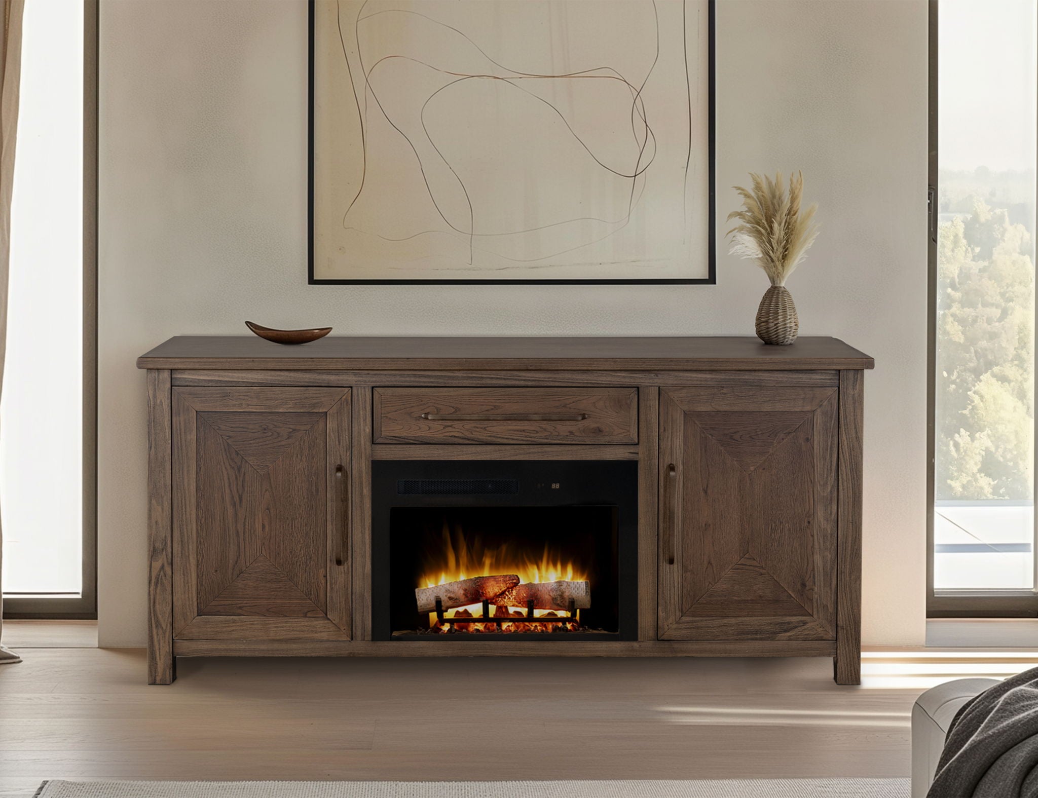 Novus Lodge - Console - Brown