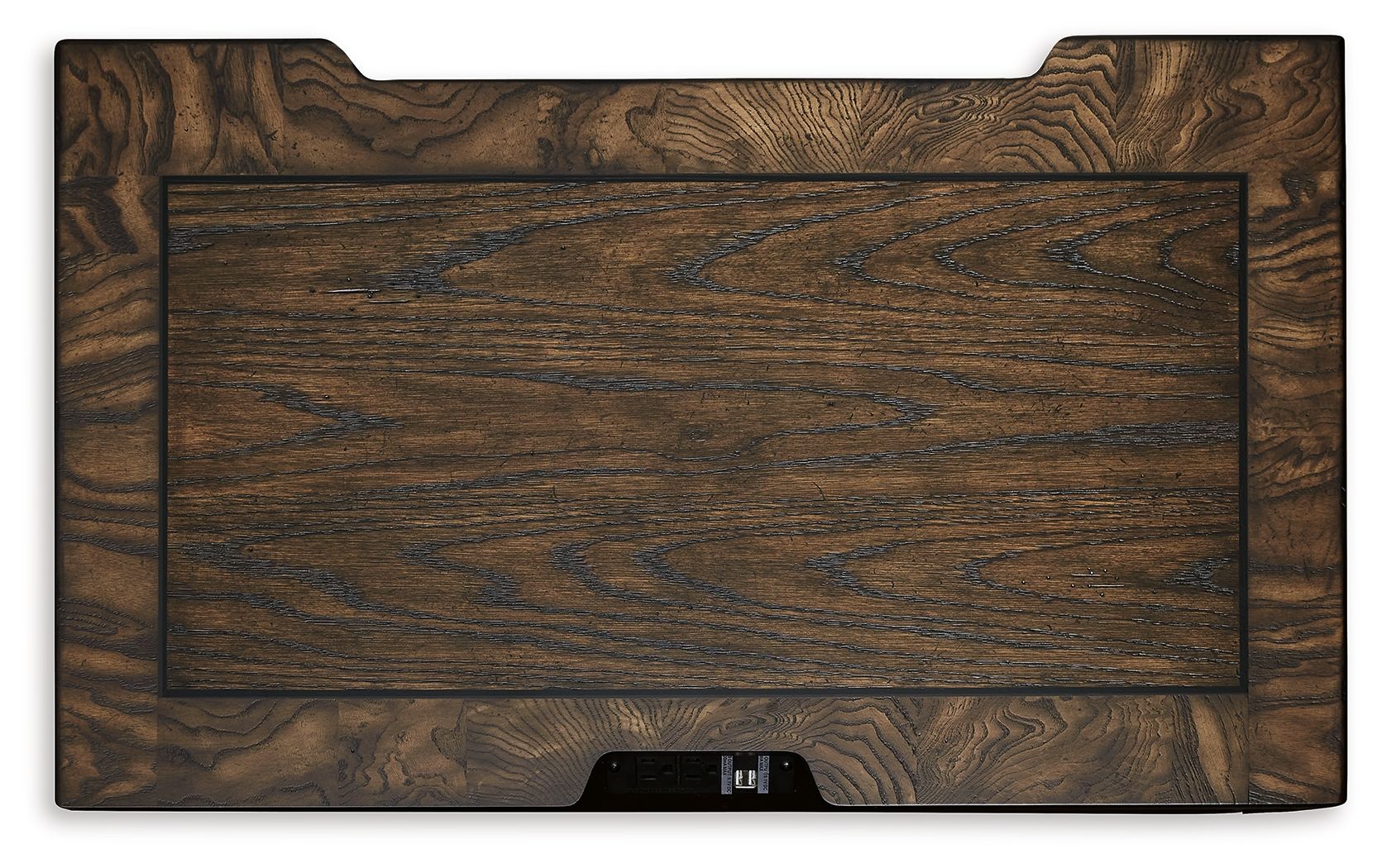 Maylee - Three Drawer Night Stand - Dark Brown