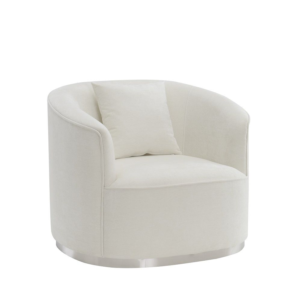 ACME Odette - Chair With Pillow - Beige | Meri Furniture