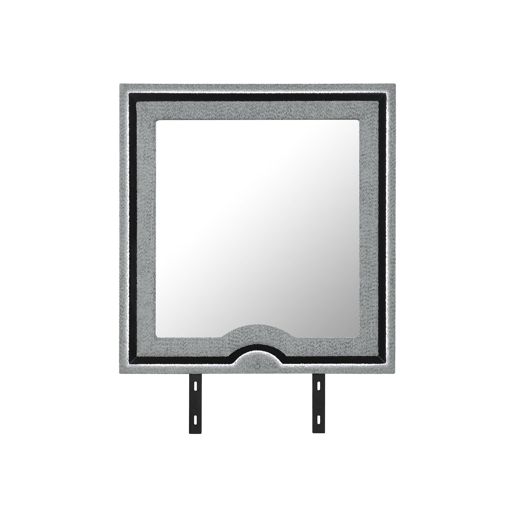 Isaiah - Mirror With Upholstered Frame And LED Lighting