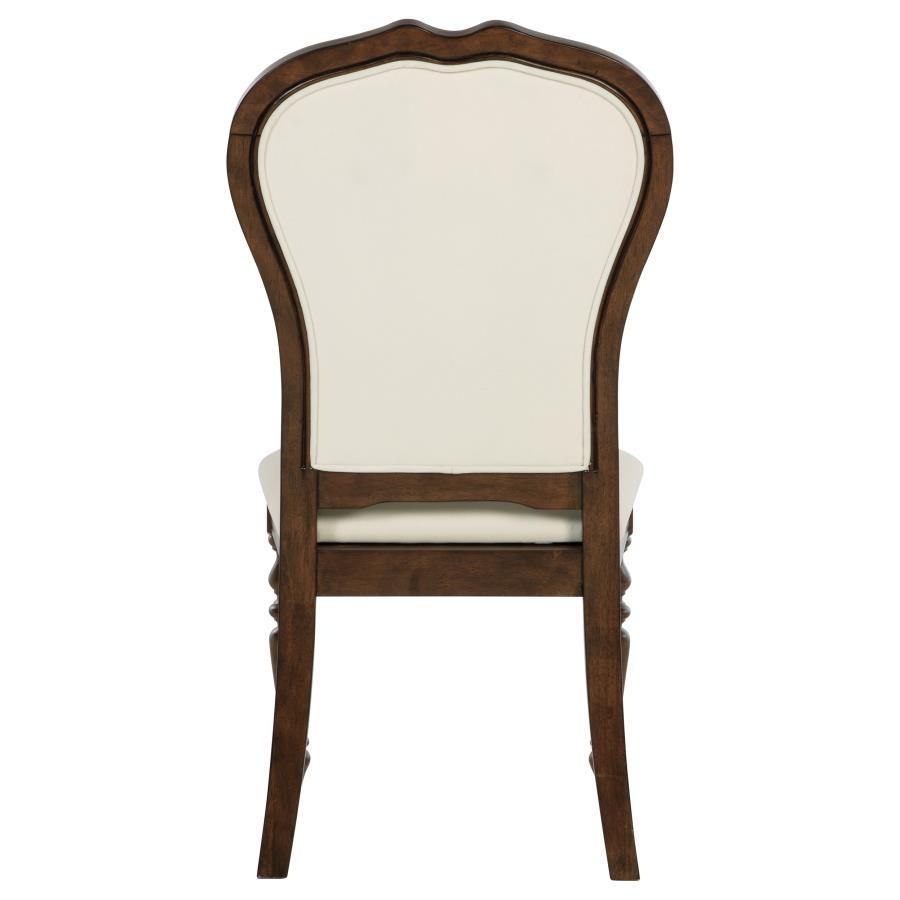 Landon - Upholstered Dining Side Chair (Set of 2) - Rich Brown
