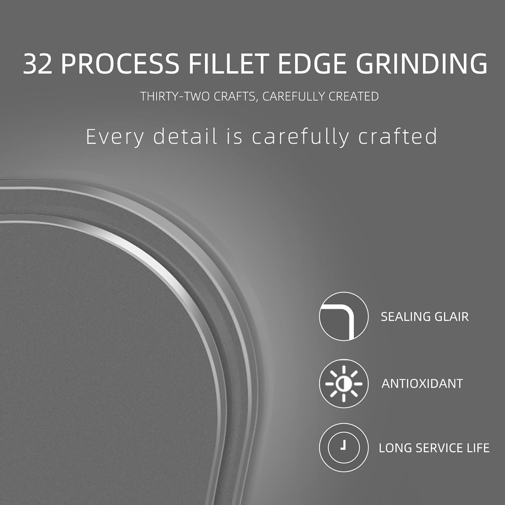 Bathroom Vanity Mirror, Wall-Mounted Mirror For Bathroom Anti-Fog, Waterproof