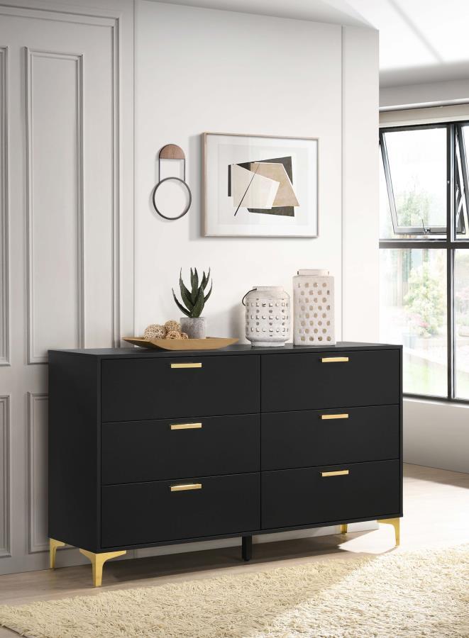 Coaster Fine Furniture Kendall - 6-Drawer Dresser | Meri Furniture