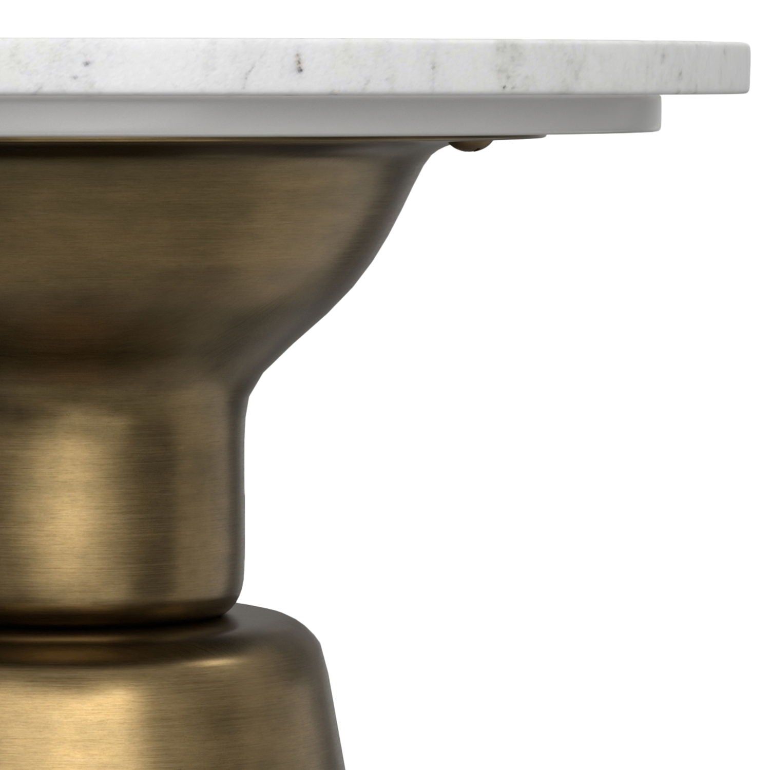 Leyla - Side Table - Antique Brass