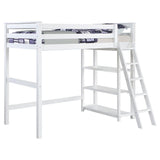 Anica - 3-Shelf Wood Loft Bed