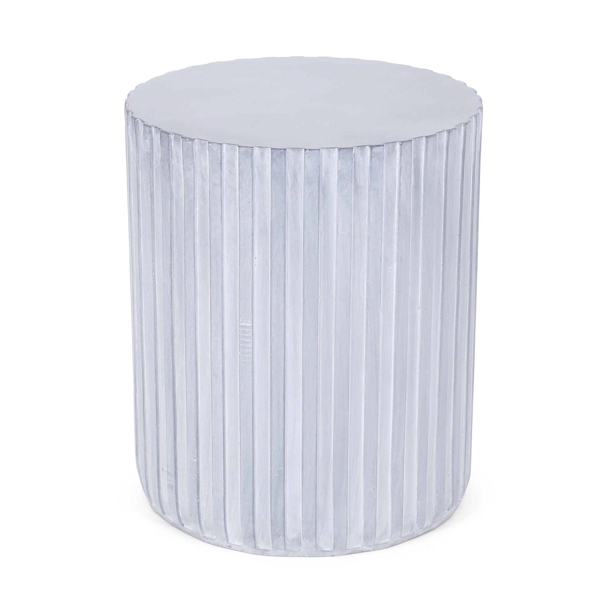 End Table, Outdoor - Light Blue