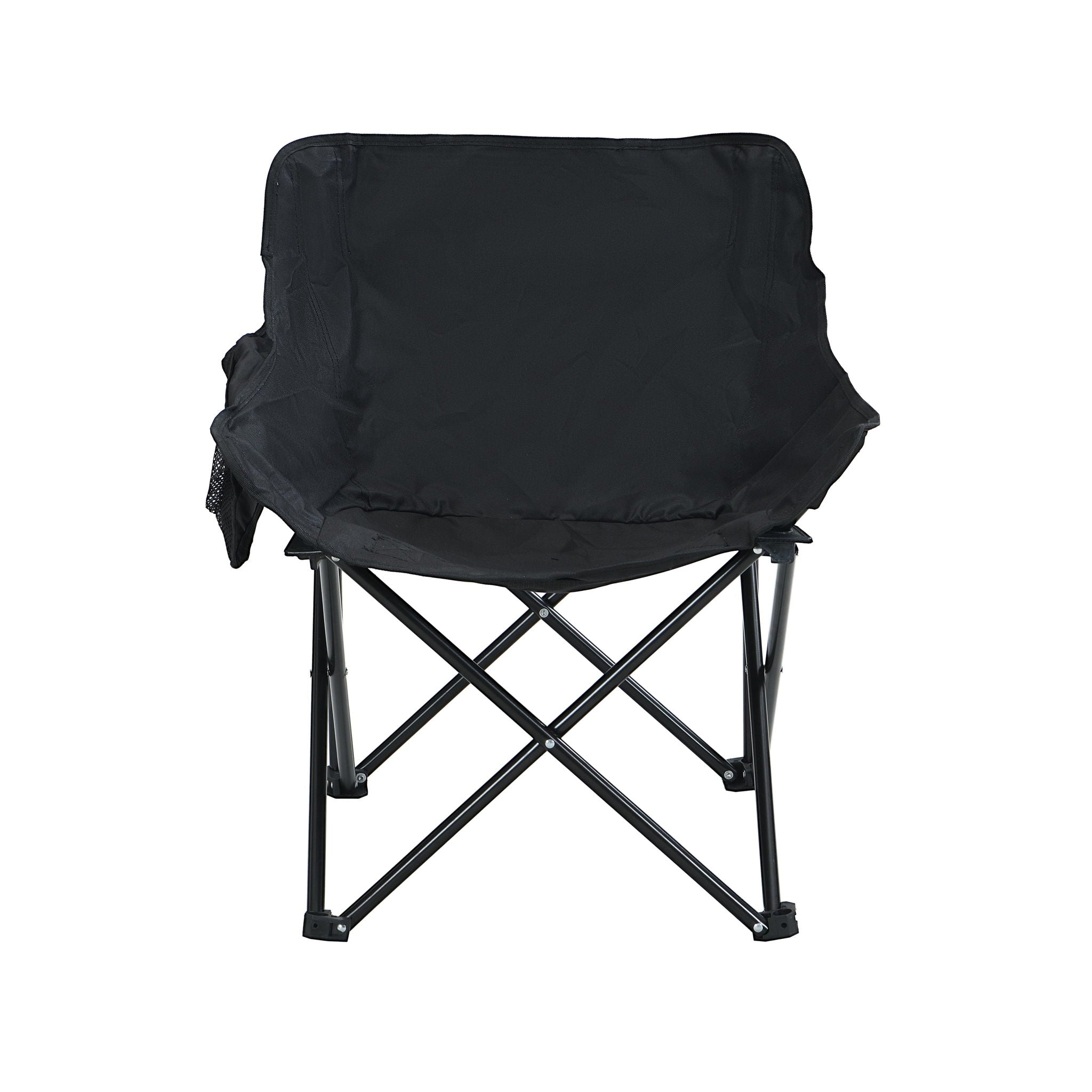 2 Pieces Outdoor Camping Chairs Folding / Portable, Comfortable Seating, Durable Steel Fram
