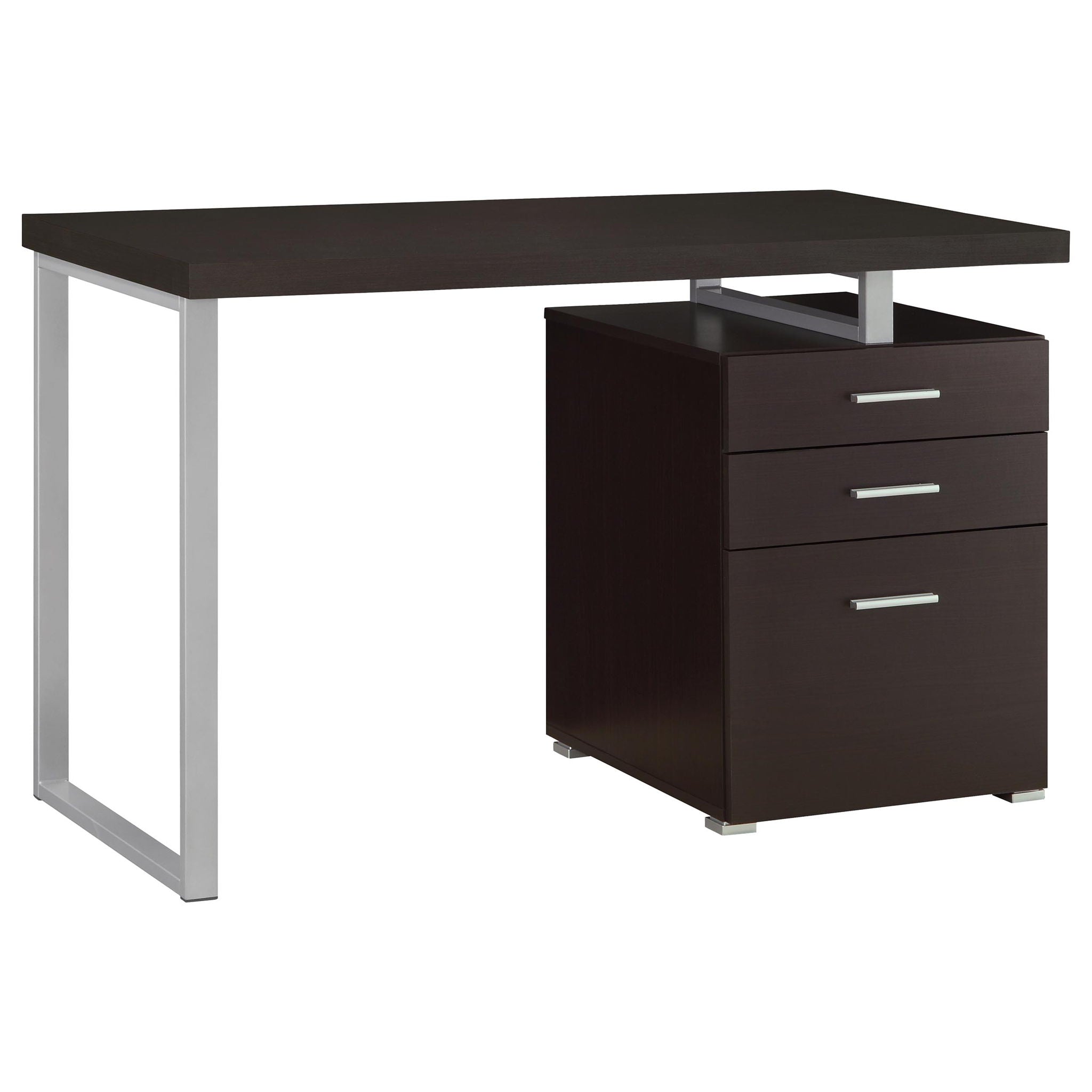 Modern Reversible 3 Drawer Office Computer Desk