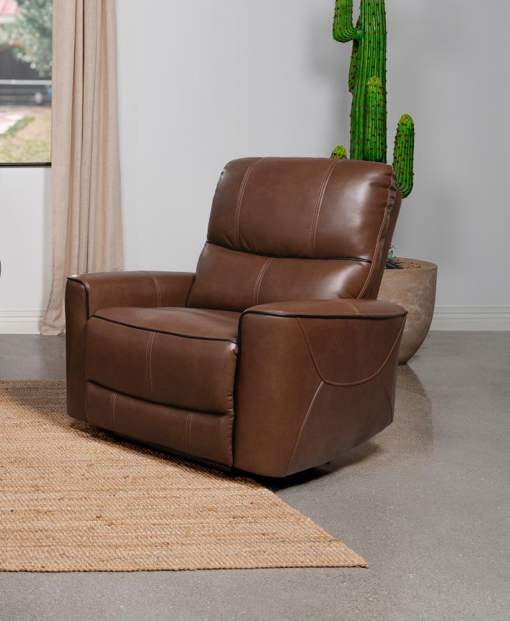 Coaster Fine Furniture Greenfield - Upholstered Power Recliner Chair | Meri Furniture