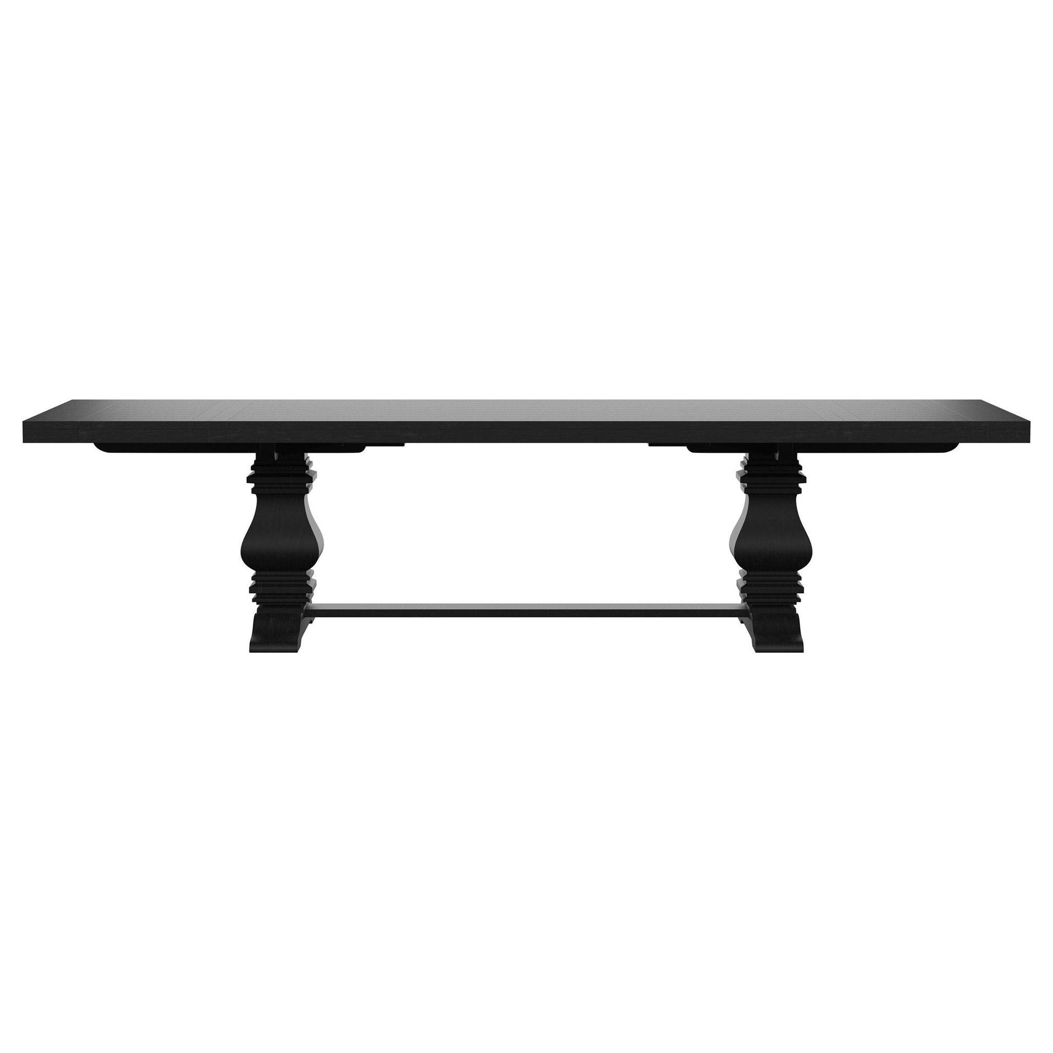 Florence 9-piece 126-inch Extension Dining Table Set Grey