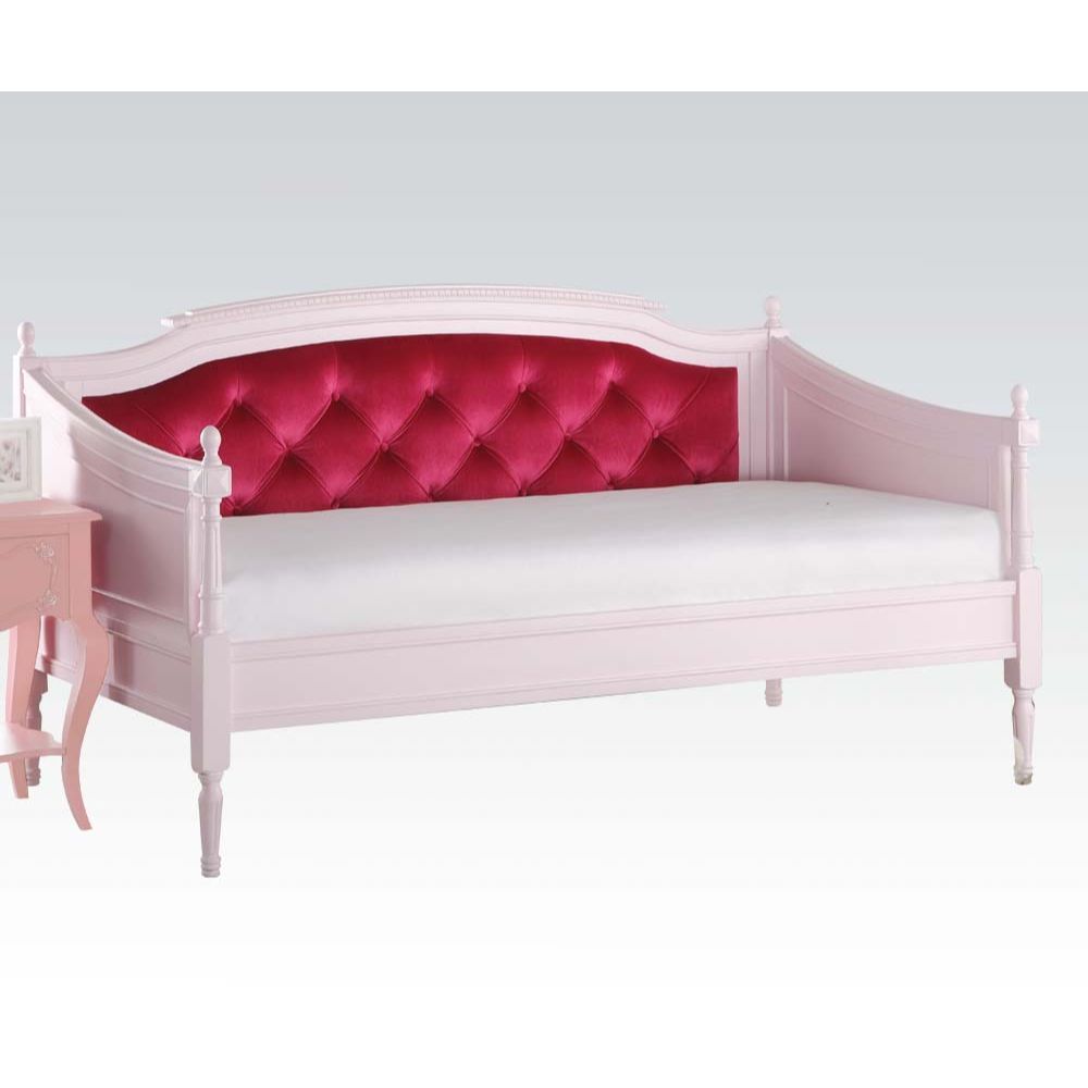 ACME Wynell - Daybed - Magenta - Velvet & Pink | Meri Furniture