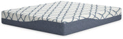 Sierra Sleep® by Ashley 12 Inch Chime Elite 2.0 - White / Blue - California King Mattress | Meri Furniture