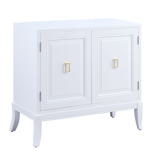 •Assembled•Rectangular Accent Table w/2 Door•Table Top Thickness: 25 mm