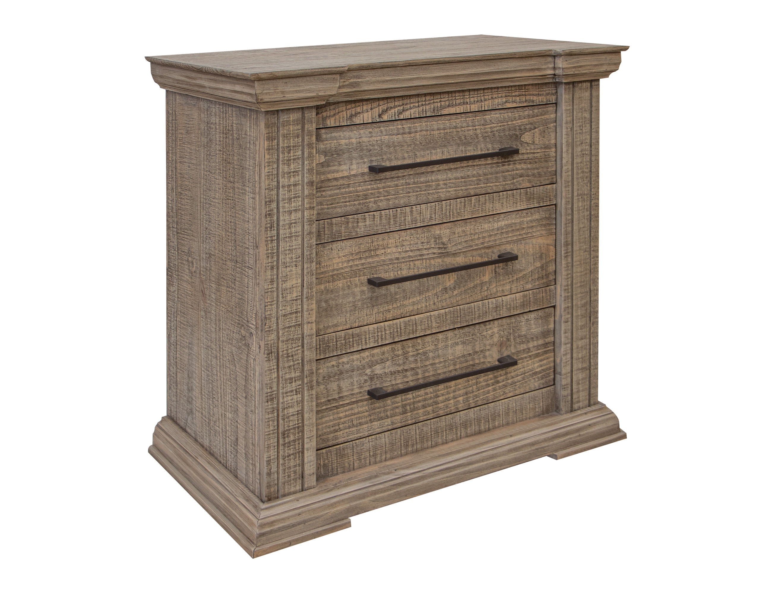 International Furniture Direct Tower - Nightstand - Mink Gray | Meri Furniture