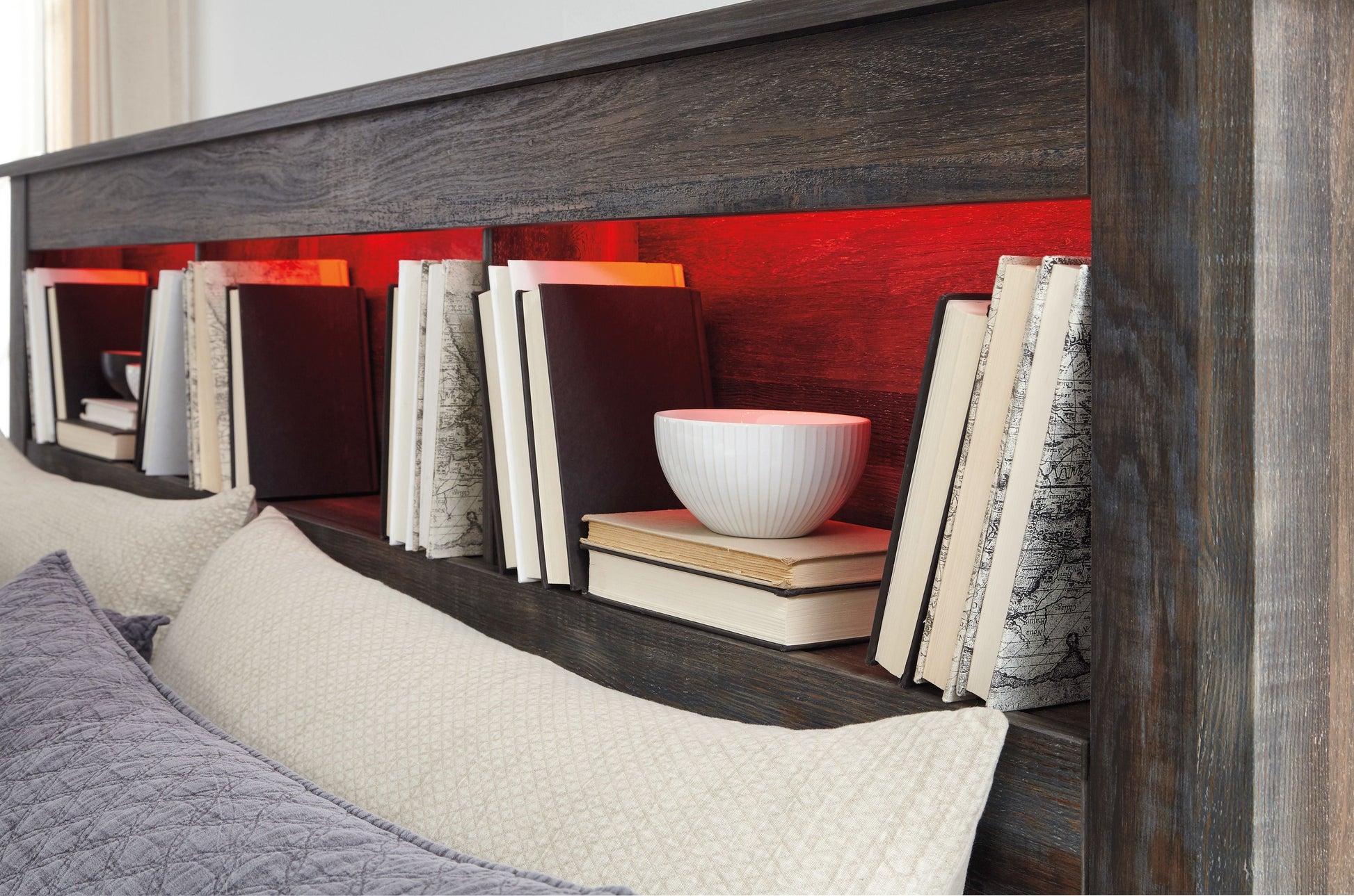 Signature Design by Ashley® Drystan - Panel Bookcase Bed | Meri Furniture