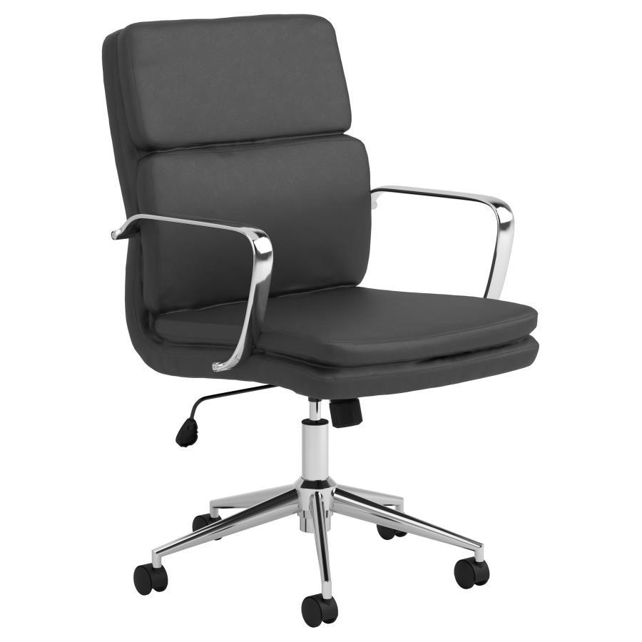Coaster Fine Furniture Ximena - Upholstered Adjustable Mid Back Office Chair | Meri Furniture