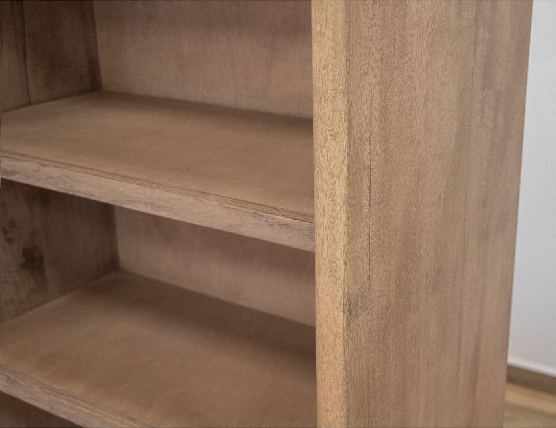 International Furniture Direct Natural Parota - 5 Shelves Bookcase - Brown Cappuccino | Meri Furniture