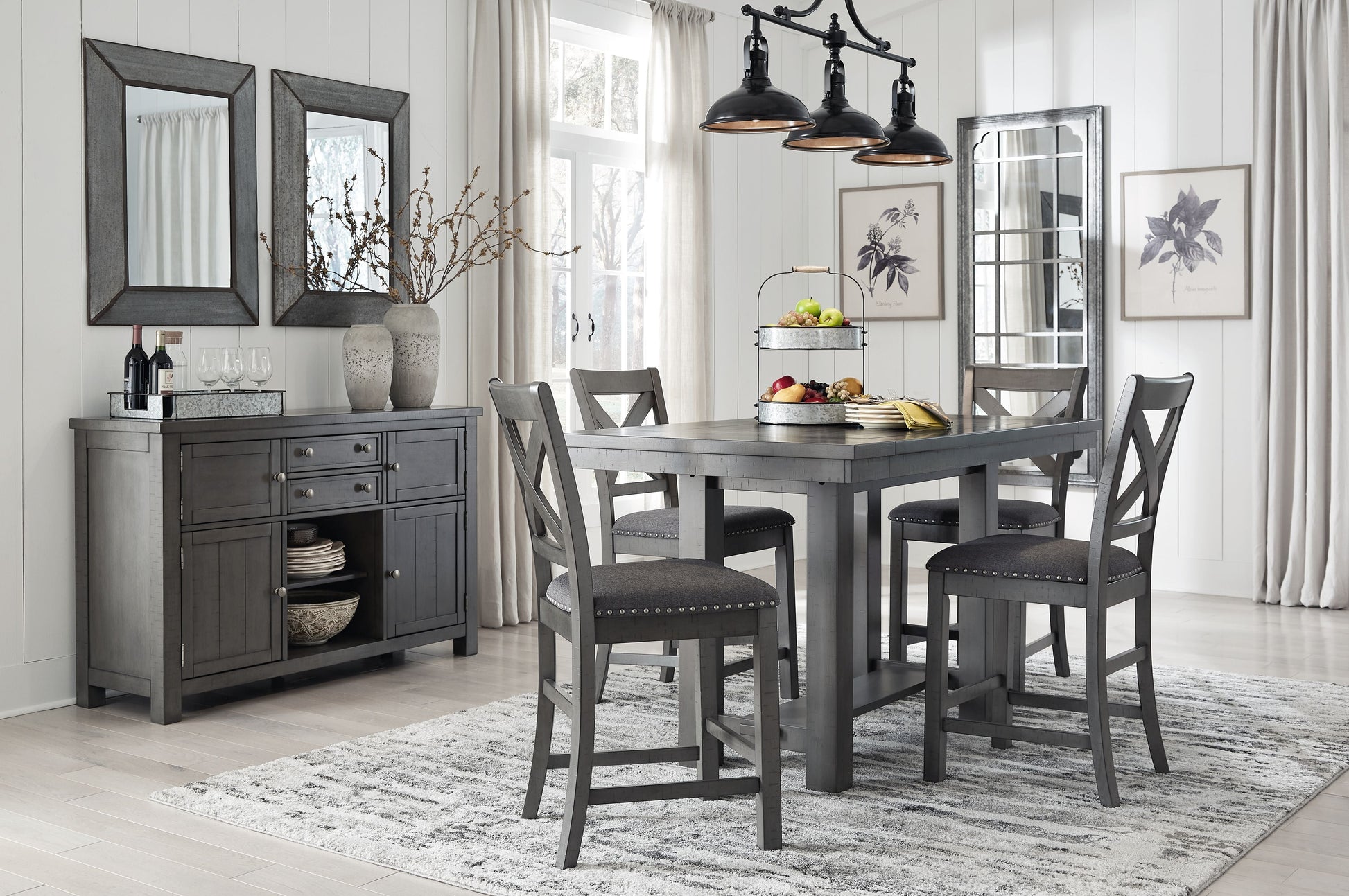 Signature Design by Ashley® Myshanna - Counter Dining Set | Meri Furniture