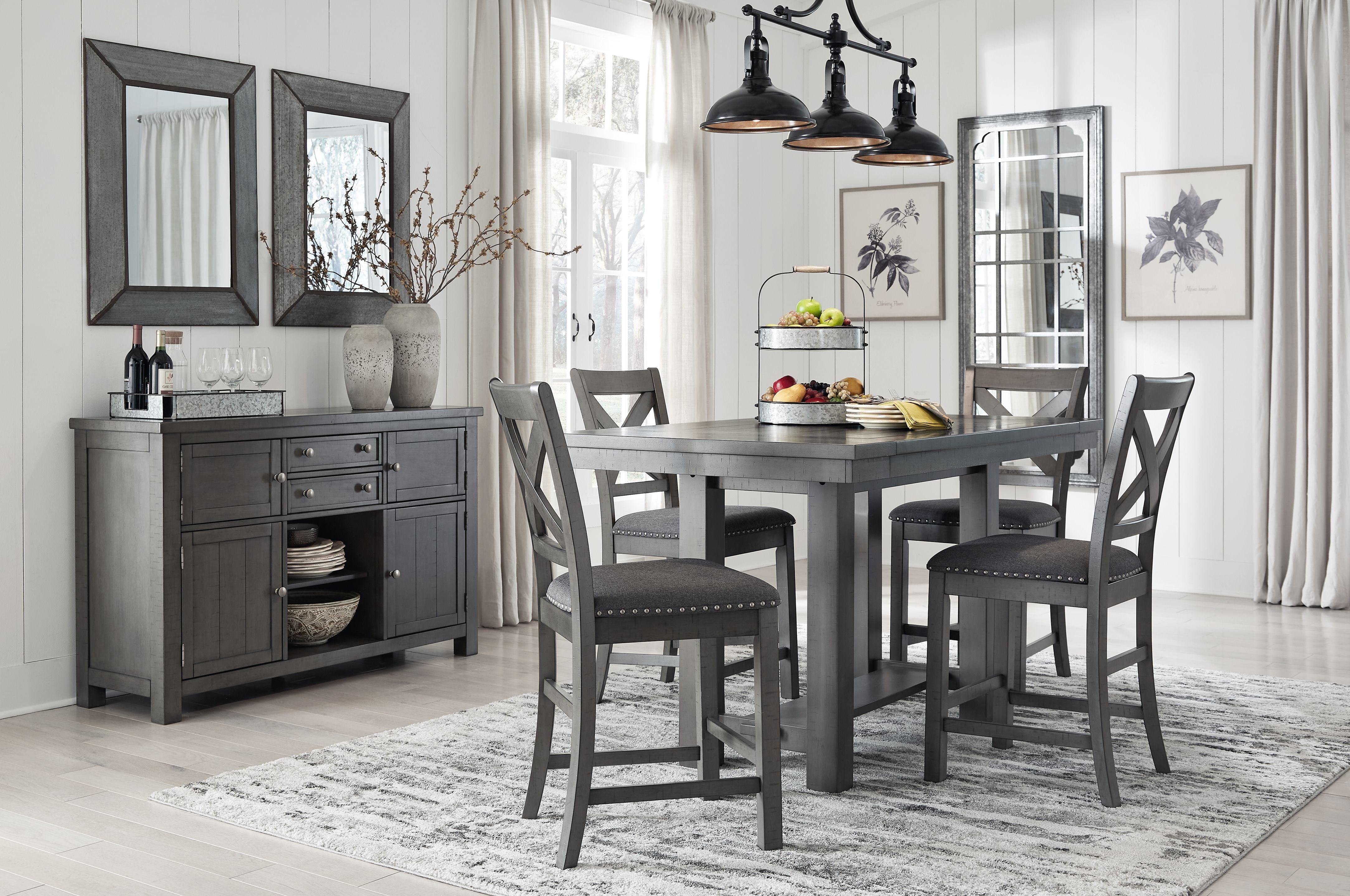 Signature Design by Ashley® Myshanna - Counter Dining Set | Meri Furniture