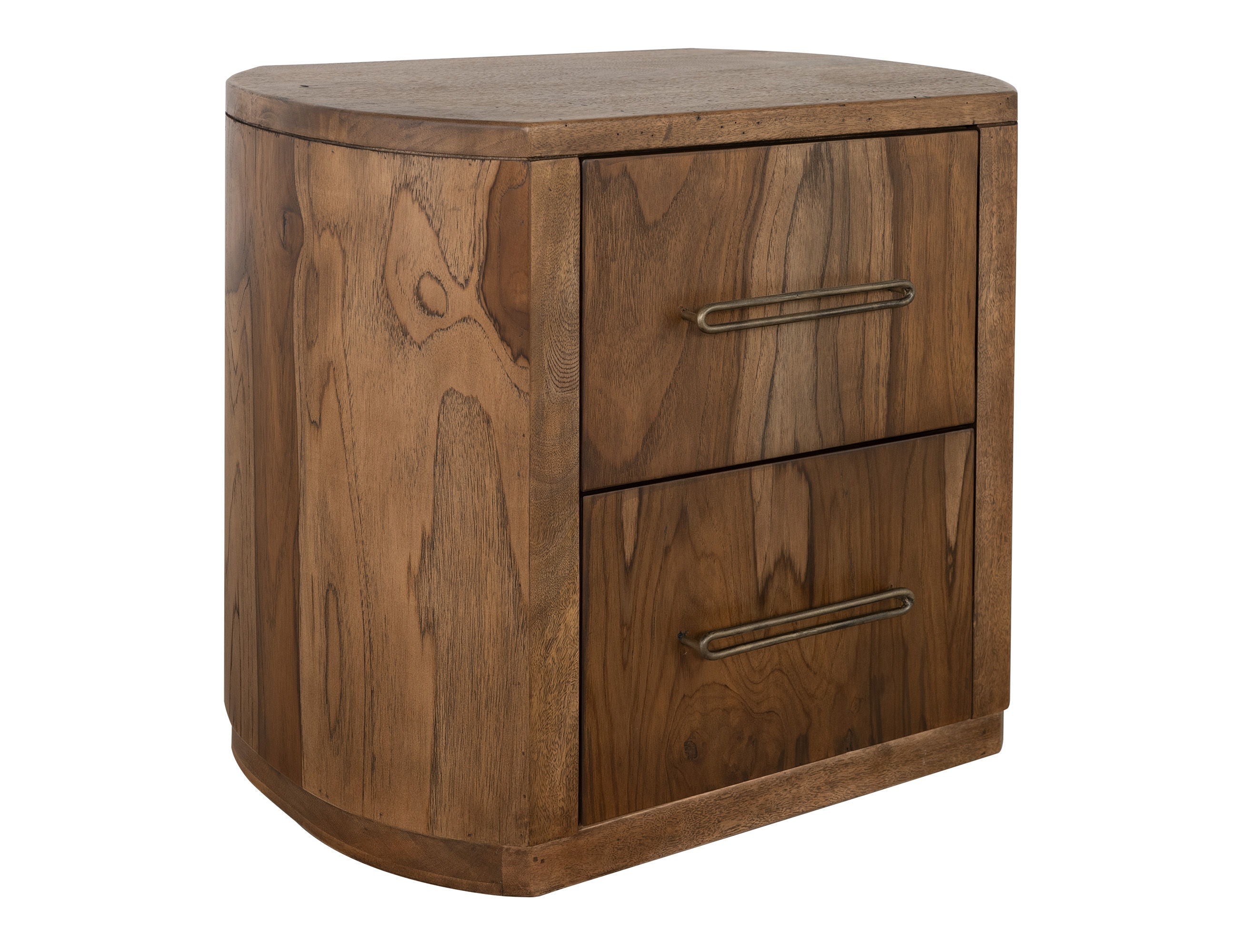 International Furniture Direct Balam - Nightstand - Brown | Meri Furniture