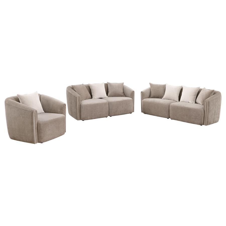Coaster Fine Furniture Townsend - Chenille Upholstered Sofa Set | Meri Furniture