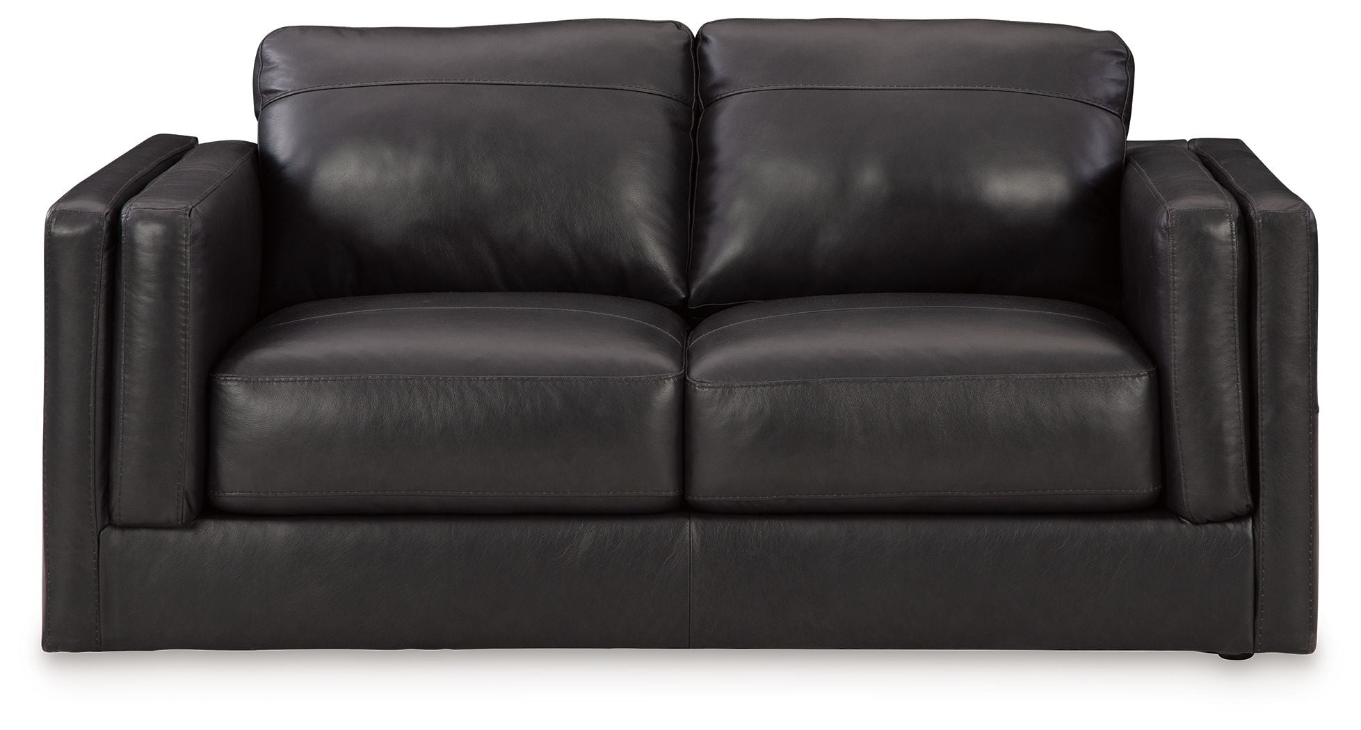 Signature Design by Ashley® Amiata - Onyx - Loveseat | Meri Furniture
